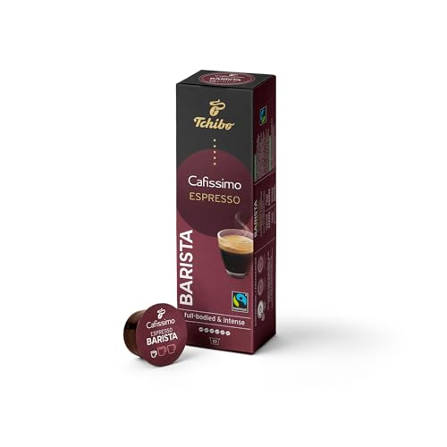 Tchibo Cafissimo Espresso Barista Kaffeekapseln, 10 Stück, nachhaltig & fair gehandelt, Premium Qualität Tchibo Cafissimo Espresso Barista Kaffeekapseln, 10 Stück, nachhaltig & fair gehandelt, Premium Qualität von Tchibo
