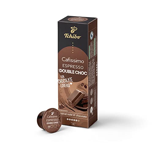 Tchibo Cafissimo Flavoured Summer Edition Espresso Double Choc Kaffeekapseln, 10 Stück, nachhaltig & fair gehandelt, Premium Qualität von Tchibo