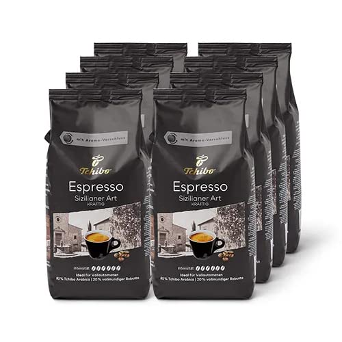 Tchibo - Espresso Sizilianer Art Bohnen - 8x 1 kg Tchibo - Espresso Sizilianer Art Bohnen - 8x 1 kg von Tchibo