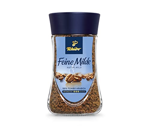 Tchibo Feine Milde natur mild instant löslicher Kaffee weltweit besten Anbaugebieten von Tchibo