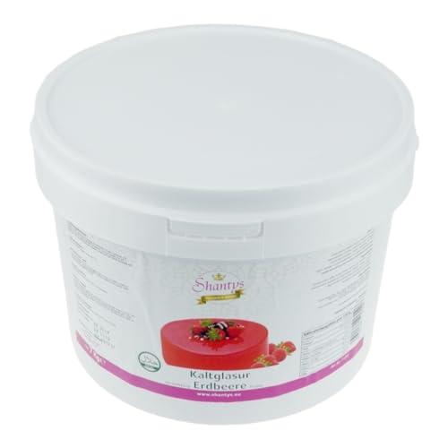 Kaltglasur Erdbeere - 7 Kg - Lebensmittel Torte Geschmack Shantys von TeKa Food GmbH
