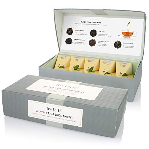 Tea Forte Black Tea Assortment 10 tee-pyramiden, Schwartztee by Tea Forté von Tea Forte