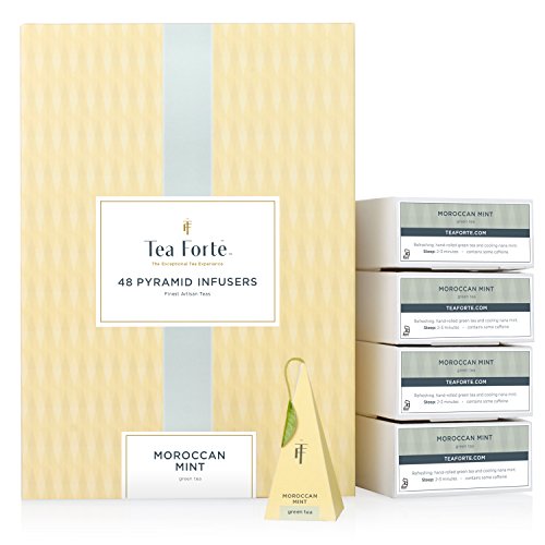 Tea Forte Event Box - 48 Silken Pyramid Infusers - Moroccan Mint by N/A von Tea Forte
