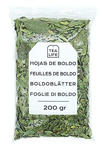 Boldo Infusion 200 gr - Boldo - Boldo Blätter Tee - Boldo in Lose - Natürliche Eigenschaften - Kräutertee von Tea Life