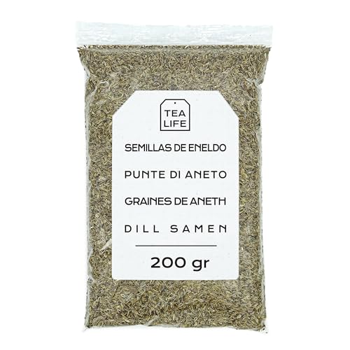 Dill Samen 200gr - Dillsaat - Dill Seeds - Dillsamen kaufen - Dillsamen Ganz - Dillsamen Lose (200 gr) von Tea Life