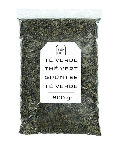 Green Tea 800g - Grüntee - Grüner Tee zur Gewichtsabnahme - Grüntee in Lose - Großer Tee - Kräutertee - Natürliche Eigenschaften (800 gr) von Tea Life