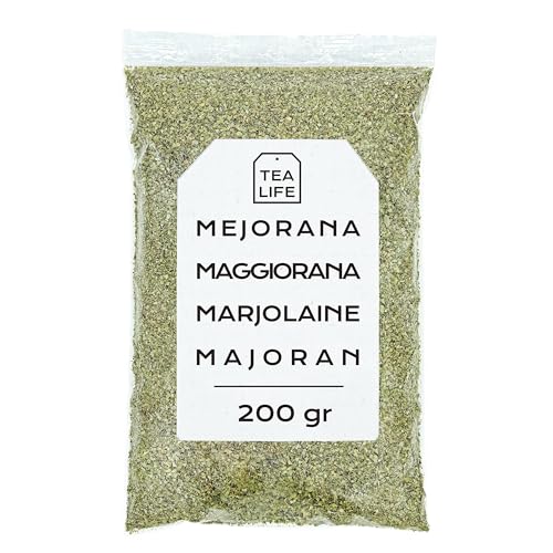 Majoran Getrocknet 200gr - Majoran Gerebelt - Majoranblätter - Majoranblättertee - Majoran Getrocknet Lose (200 gr) von Tea Life