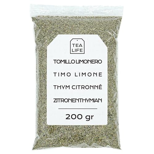 Zitronenthymian 200gr - Zitronenthymian Getrocknet - Thymian Getrocknet - Zitronenthymian Gewürz - Zitronenthymian Lose von Tea Life