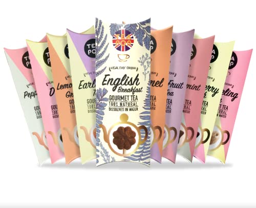 Tea-Pop Sample Box, Fun Way to Enjoy Delicious Gourmet Yea On-A-Stick, 10 Blends to Sample Tea-Pop Sample Box, Fun Way to Enjoy Delicious Gourmet Yea On-A-Stick, 10 Blends to Sample von Tea Pop