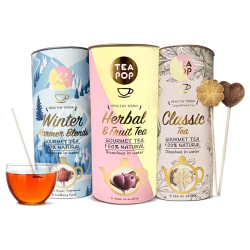 Ultimate Tea-Pop Geschenkset: Klassiker, Kräuter- & Früchtetee, Winter-Wärmer Kollektion mit von Tea Pop