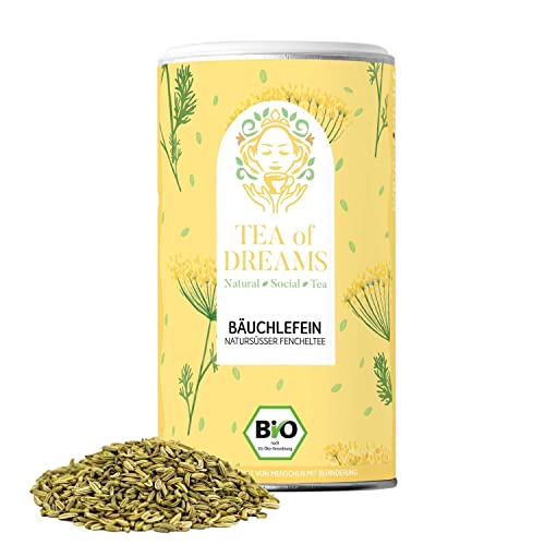 Fencheltee Bio | "Bäuchlefein" | natursüß, ohne Zuckerzusatz | loser Tee | 120g von Tea of Dreams