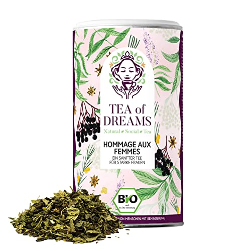 Frauenmanteltee Bio | "Hommage Aux Femmes" Ein sanfter Tee für starke Frauen | loser Tee | 30g von Tea of Dreams
