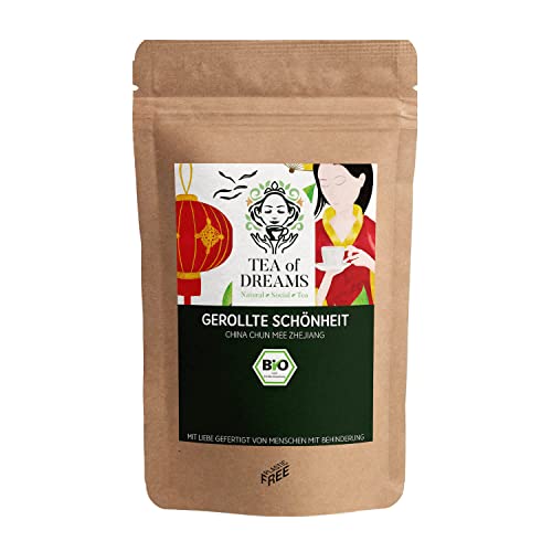 Grüner Tee Bio | "Gerollte Schönheit" China Chun Mee Zhejiang | loser Tee | 250g von Tea of Dreams