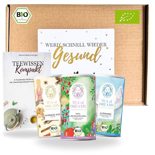 Gute Besserung Tee Geschenk – Das Genesungsgeschenk für Männer und Frauen - get well soon von Tea of Dreams