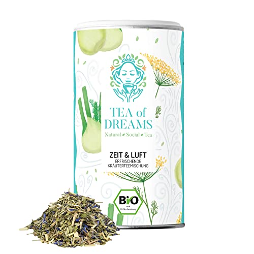 Kräutertee Bio | "Zeit & Luft" | Natürliche Kräuterteemischung | loser Tee | 45g von Tea of Dreams