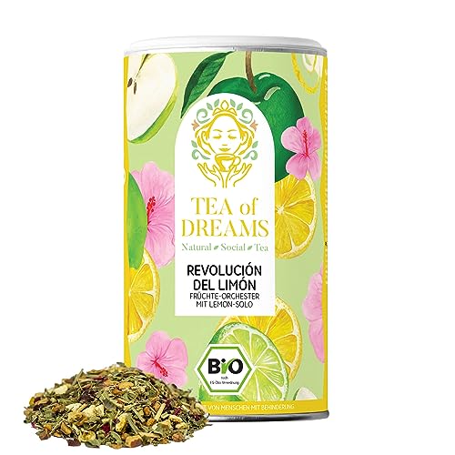 "Revolución del Limón" Tee Bio | Heiße Zitrone | mit Lemongras, Apfel und Zitronenmelisse | loser Tee | 120g von Tea of Dreams