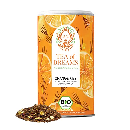 Rooibostee Bio | "Orange Kiss" Rooibostee mit einem Hauch Orange | loser Tee | 80g von Tea of Dreams