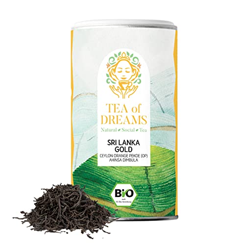 Schwarzer Tee Bio | "Sri Lanka Gold" bio Ceylon Orange Pekoe (OP) Ahinsa Dimbula | loser Tee | 120g von Tea of Dreams