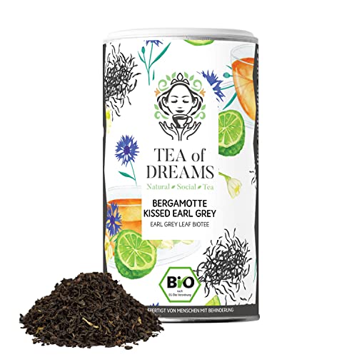 Schwarzertee Bio | "Bergamotte kissed Earl Grey" | Earl Grey Leaf Biotee | loser Tee | 130g von Tea of Dreams