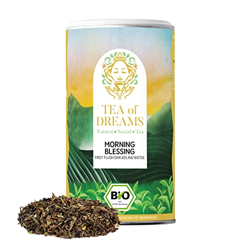 Schwarztee Bio | "Morning Blessing" | Darjeeling First Flush Darjeeling | loser Tee | 120g von Tea of Dreams