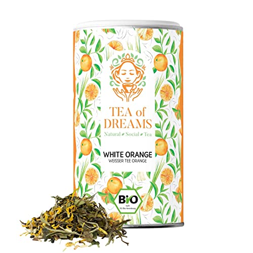 Weißer Tee Bio mit Orange "White Orange" | loser Tee | 40g von Tea of Dreams