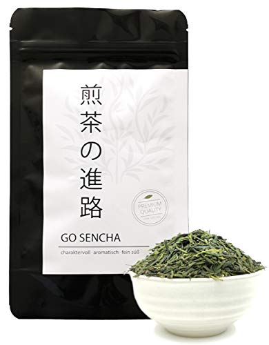 Go Sencha Grüner Tee Lose 100g, Sencha-no Shinro Kirishima Japan Kabuse Grüntee, TeaClub Green Tea von TeaClub