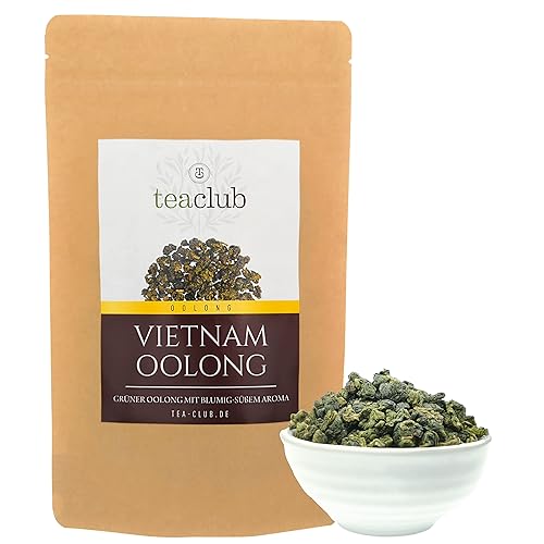 Grüner Oolong Tee Lose aus Vietnam 500g, Oolongtee Blumig-Süßlich Halbfermentierter Grüntee, TeaClub Green Tea von TeaClub
