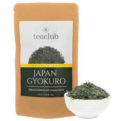 Japan Gyokuro Grüntee Kagoshima 50g, Japanischer Grüner Tee Lose Blätter, Feine Süße und Umami, TeaClub Green Tea von TeaClub