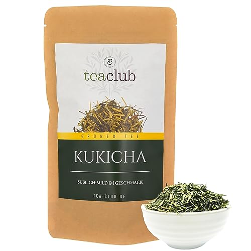 Kukicha Karigane Grüner Tee Japan Lose 100g, Japanischer Gyokuro Kukicha Grüntee Süßlich Umami, TeaClub Green Tea von TeaClub