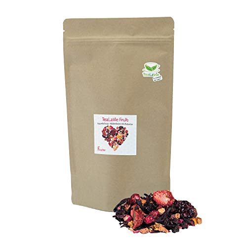 TeaLaVie - Kindertee ohne Zucker - Wald-Erdbeere Rhabarber (200g) TeaLaVie Fruit - Früchtetee lose von TeaLaVie