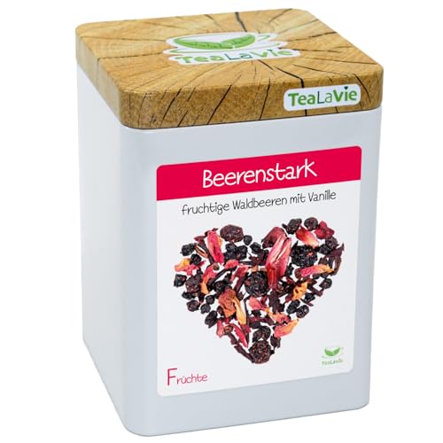 TeaLaVie - fruchtige Waldbeeren mit Vanille (100g) Beerenstark - Früchtetee lose von TeaLaVie