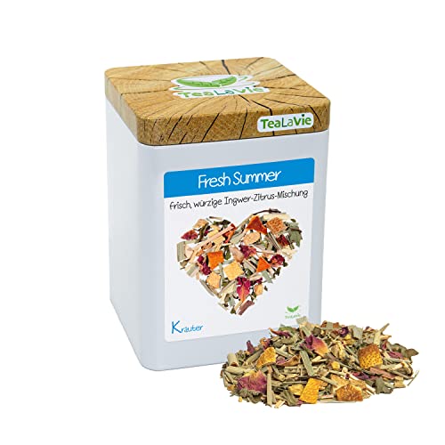 TeaLaVie - frisch würzig | perfekt für Eistee (70g) Fresh Summer - loser Gewürz-Kräuter-Tee von TeaLaVie