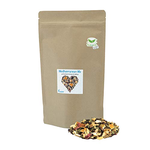 TeaLaVie - erfrischend leicht süß (180g) Mediterranean Mix - Kräutertee lose von TeaLaVie