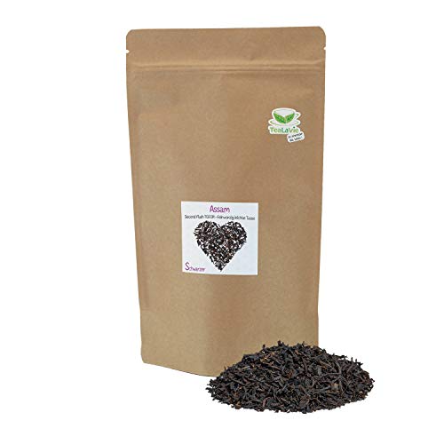 TEALAVIE - Schwarztee lose | Assam - Second flush TGFOP1 - feinwürzig leichte Tasse | umweltfreundlicher Nachfüllpack | 200g Refill loser Schwarzer Tee von TeaLaVie