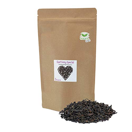 TEALAVIE - Schwarztee lose | Earl Grey Special - kräftiger Ceylon mit Bergamottenote | umweltfreundlicher Nachfüllpack | 200g Refill loser Schwarzer Tee von TeaLaVie