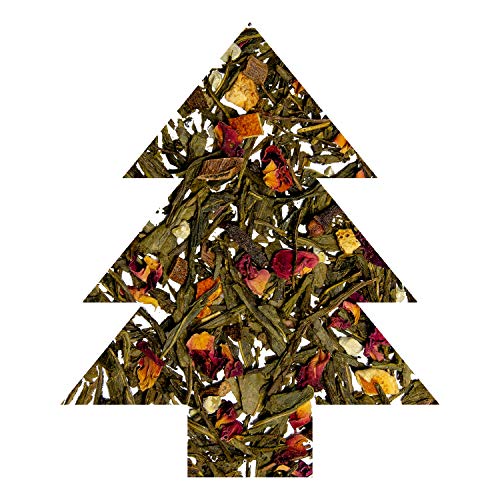 TEALAVIE - Wintertee - Grüne Weihnacht | frische Orange mit würzigem Zimt | umweltfreundlicher Nachfüllpack | 180g Refill loser Grüner Tee von TeaLaVie