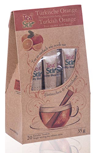 Türkischer Orangentee | 20 umweltfreundliche Teesticks - Tea Sticks von TeaStir