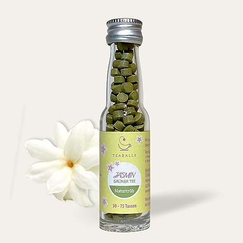TEABALLS Jasmin Grüner Tee für 75 Tassen Bio Tee von Teaballs