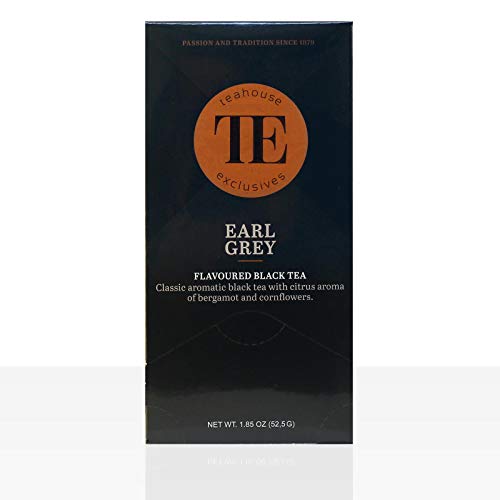 TE Luxury Tea Bag Earl Grey 15 Teebeutel 52,5 g von Teahouse Exclusives