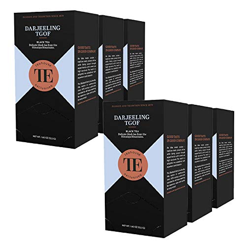 Teahouse Exclusives Gourmet Tea Bag Darjeeling TGOF, 210 g / 6er Pack von Teahouse Exclusives