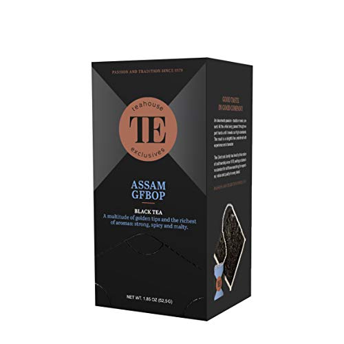 Teahouse Exclusives Luxury Tea Bag Assam GFBOP, 15 Beutel - Dieser aromatische Assam mit goldenen Tips macht diesen Tee zu einem unvergleichlich würzig-malzigen Erlebnis Teahouse Exclusives Luxury Tea Bag Assam GFBOP, 15 Beutel - Dieser aromatische Assam mit goldenen Tips macht diesen Tee zu einem unvergleichlich würzig-malzigen Erlebnis von Teahouse Exclusives