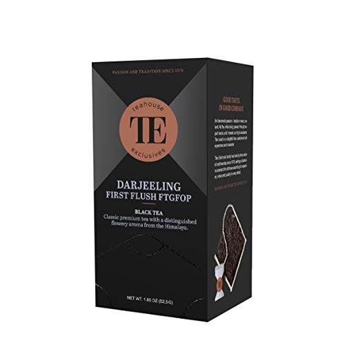 Teahouse Exclusives Luxury Tea Bag Darjeeling First Flush FTGFOP, 52.9 g von Teahouse Exclusives
