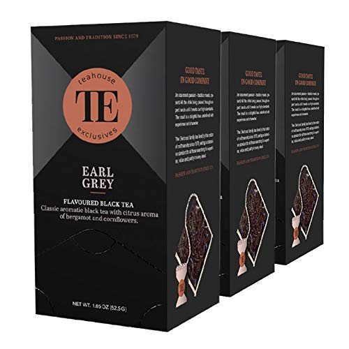 Teahouse Exclusives Luxury Tea Bag Earl Grey, 52.9 g / 3er Pack von Teahouse Exclusives