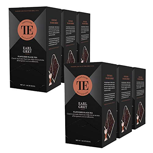 Teahouse Exclusives Luxury Tea Bag Earl Grey, 52.9 g / 6er Pack Teahouse Exclusives Luxury Tea Bag Earl Grey, 52.9 g / 6er Pack von Teahouse Exclusives