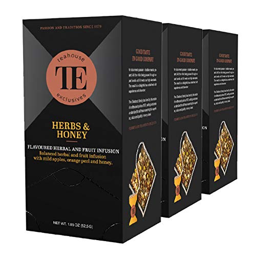 Teahouse Exclusives Luxury Tea Bag Herbs & Honey, 52.9 g / 3er Pack von Teahouse Exclusives