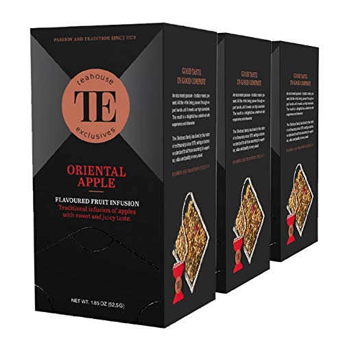 Teahouse Exclusives Luxury Tea Bag Oriental Apple, 52.9 g / 3er Pack von Teahouse Exclusives