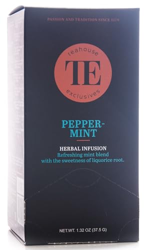 Teahouse Exclusives Luxury Tea Bag Peppermint, 37.5 g von Teahouse Exclusives