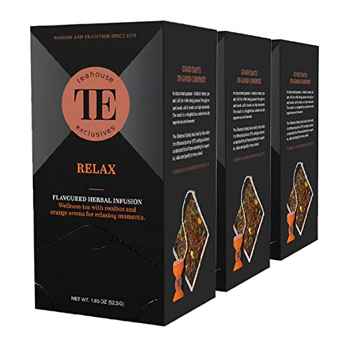 Teahouse Exclusives Luxury Tea Bag Relax, 52.9 g / 3er Pack von Teahouse Exclusives