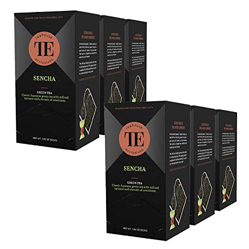 Teahouse Exclusives Luxury Tea Bag Sencha, 52.9 g / 6er Pack von Teahouse Exclusives