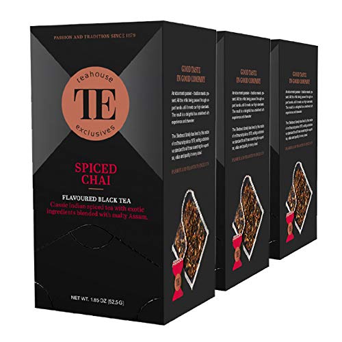 Teahouse Exclusives Luxury Tea Bag Spiced Chai, 52.9 g / 3er Pack von Teahouse Exclusives
